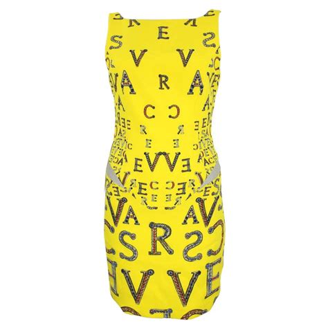 versace yellow dress 2012|Versace floral dresses.